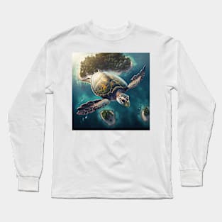 The flying turtle Long Sleeve T-Shirt